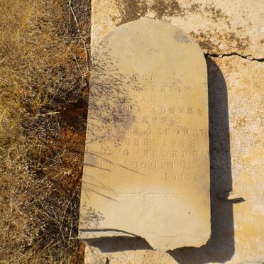 MARAIS Susara Aletha du Plessis 1909-1915