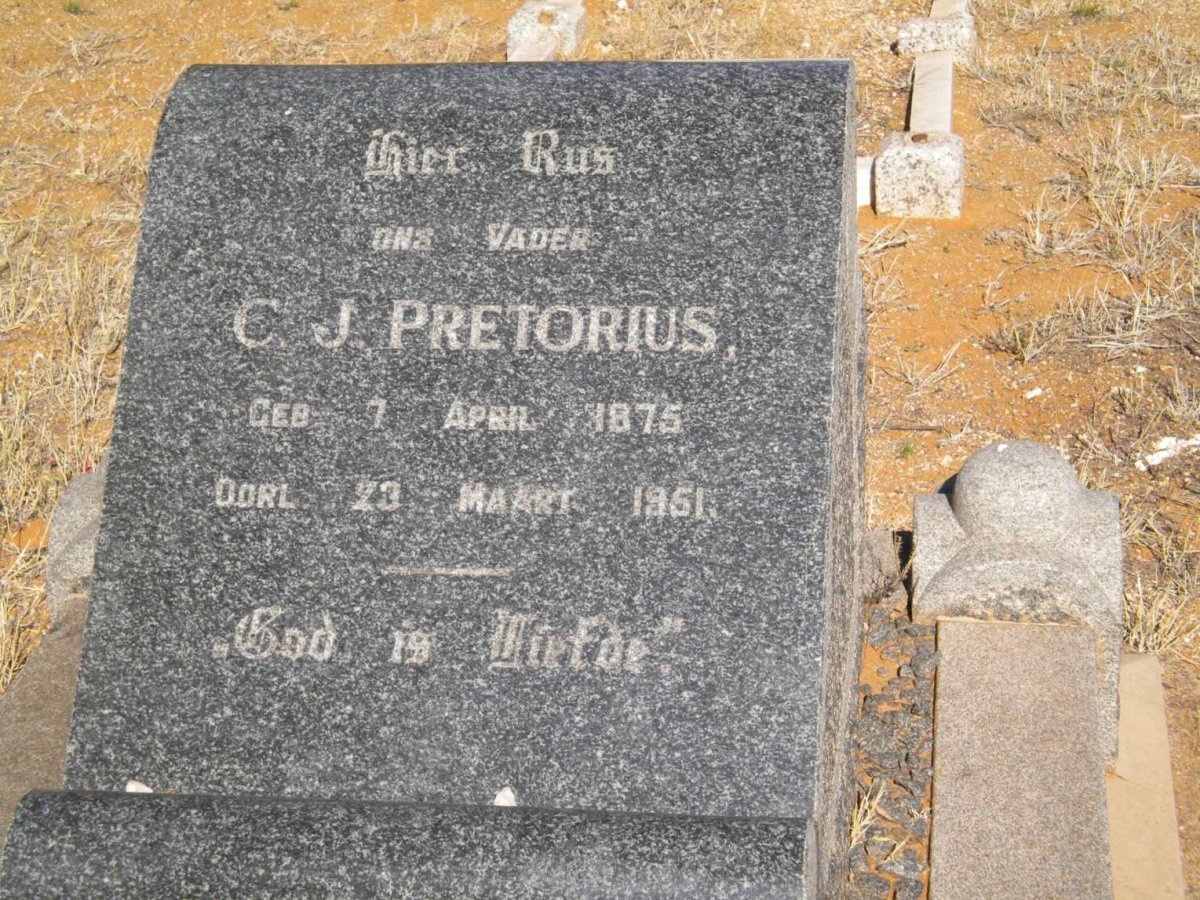 PRETORIUS C.J. 1875-1951