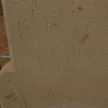 PLESSIS Johanna H., du nee HATTINGH 1880-1901