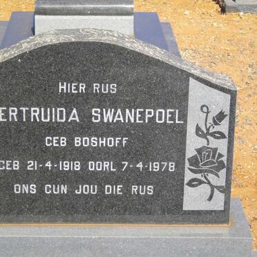 SWANPOEL Gertruida nee BOSHOFF 1918-1978