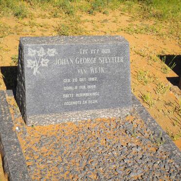 WIJK Johan George Steytler, van 1882-1948