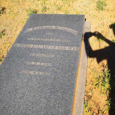 WYK Martha Elizabeth, van nee MALHERBE 1884-1948