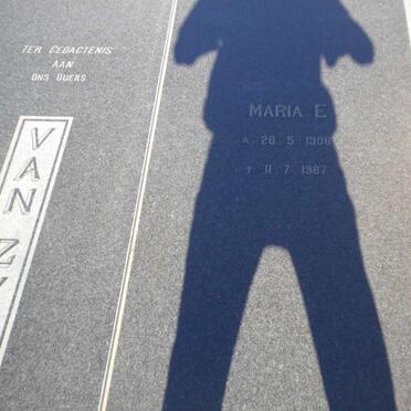 ZYL Gerhardus J., van 1906-1964 &amp; Maria E. 1908-1987