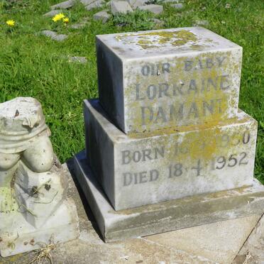 DAMANT Lorraine 1950-1952