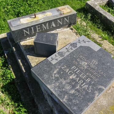 NIEMANN Pieter Zacharias 1928-1975 &amp; Hester Gwendoline DU TOIT nee DAMANT 1926-2005 