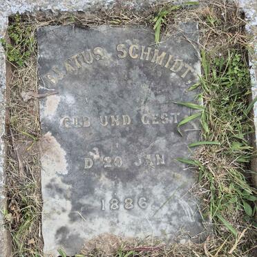 SCHMIDT Beatus 1886-1886