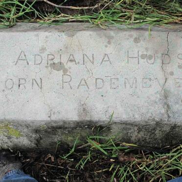 HUDSON Adriana nee RADEMEYER