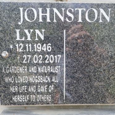 JOHNSTON Lyn 1946-2017