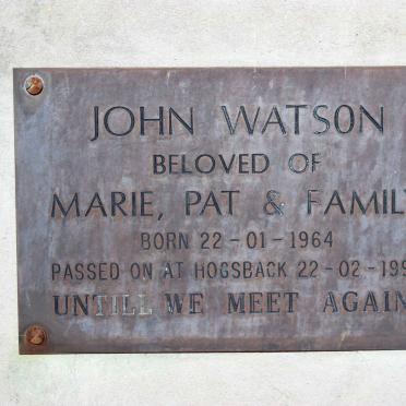 WATSON John 1964-1997