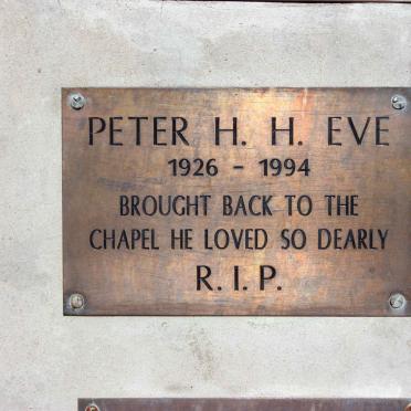 EVE Peter H.H. 1926-1994