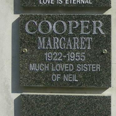 COOPER Margaret 1922-1955