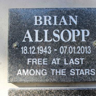 ALLSOPP Brian 1943-2013