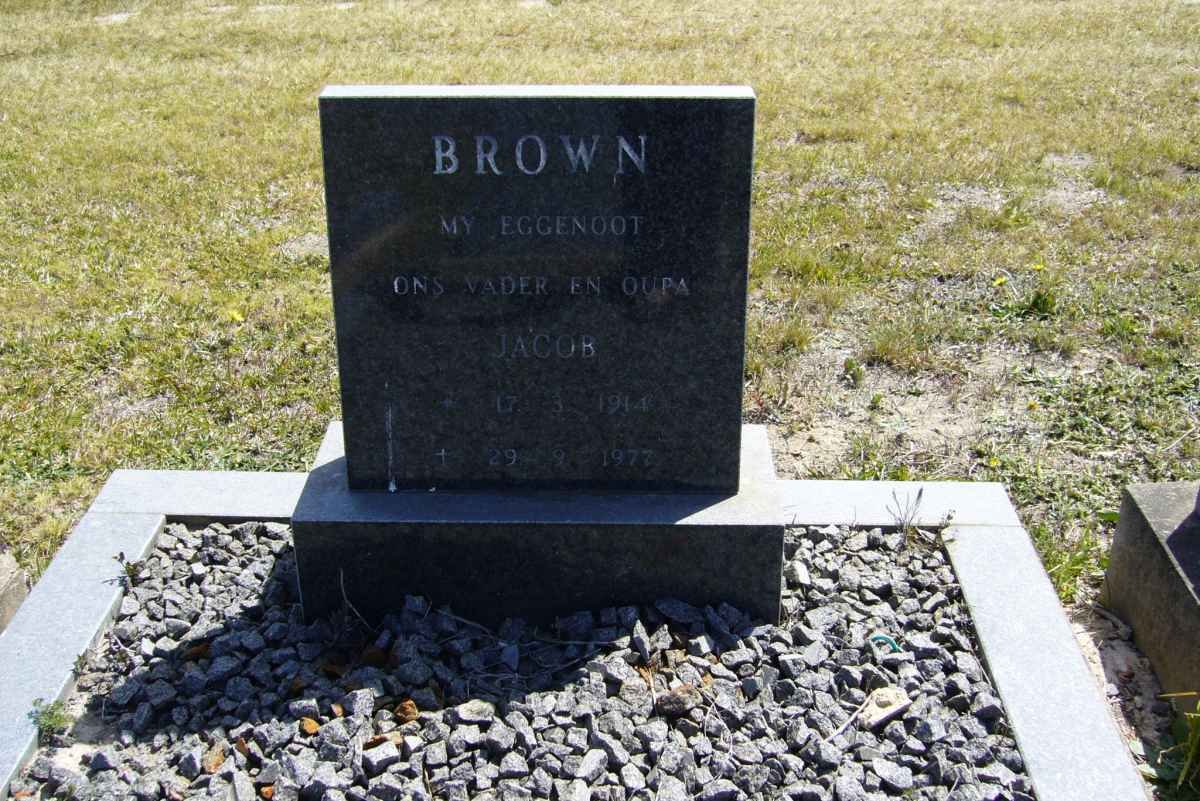 BROWN Jacob 1944-1977