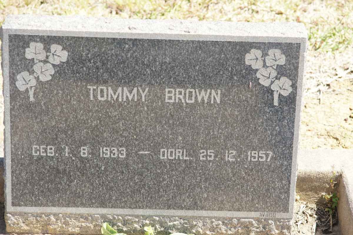 BROWN Tommy 1933-1957