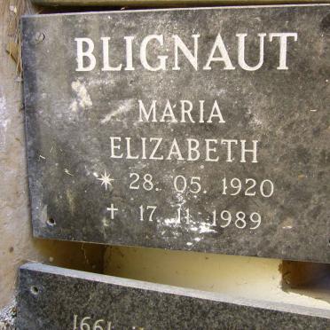 BLIGNAUT Marie Elizabeth 1920-1989