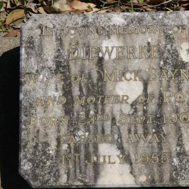 BAYNES Diewerke 1900-1955