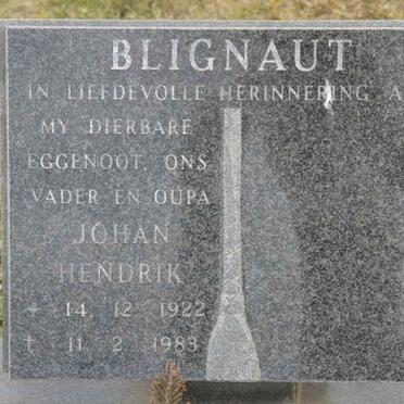BLIGNAUT Johan Hendrik 1922-1983