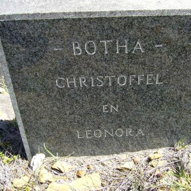 BOTHA Christoffel en Leonora