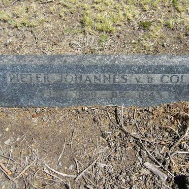 COLFF Pieter Johannes, v.d. 1899-1943