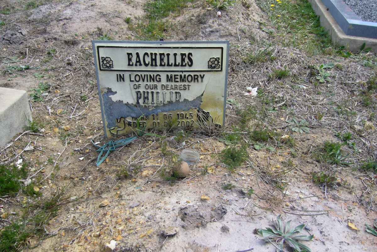 EACHELLES Philip 1945-2002