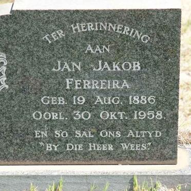 FERREIRA Jan Jakob 1886-1958