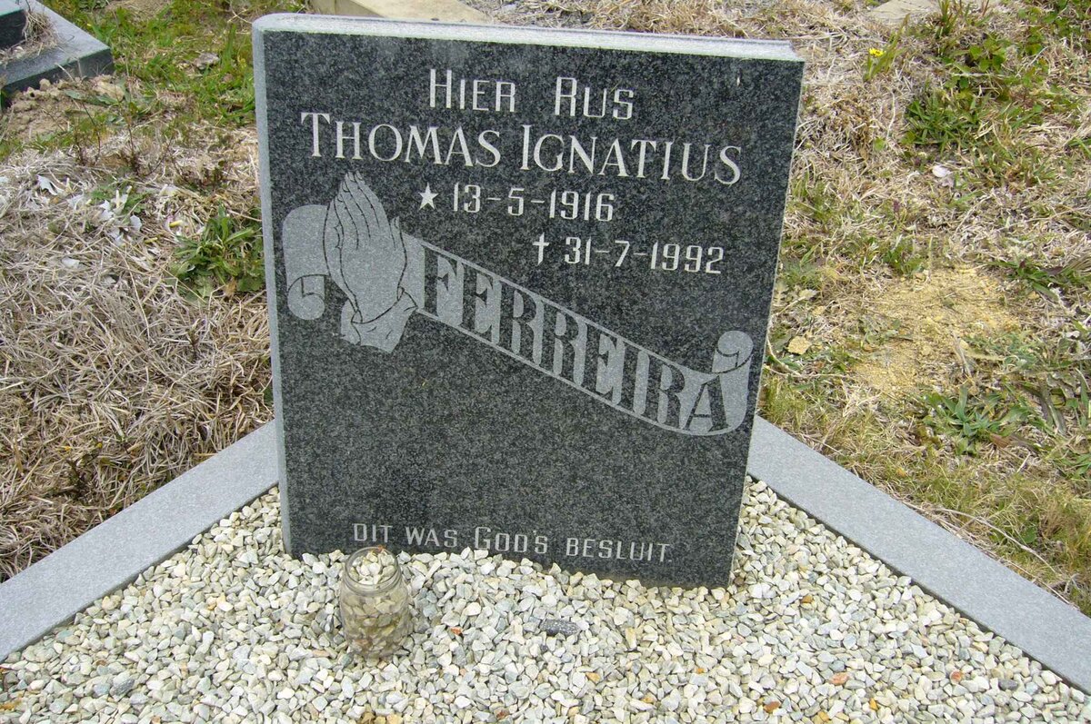FERREIRA Thomas Ignatius 1916-1992