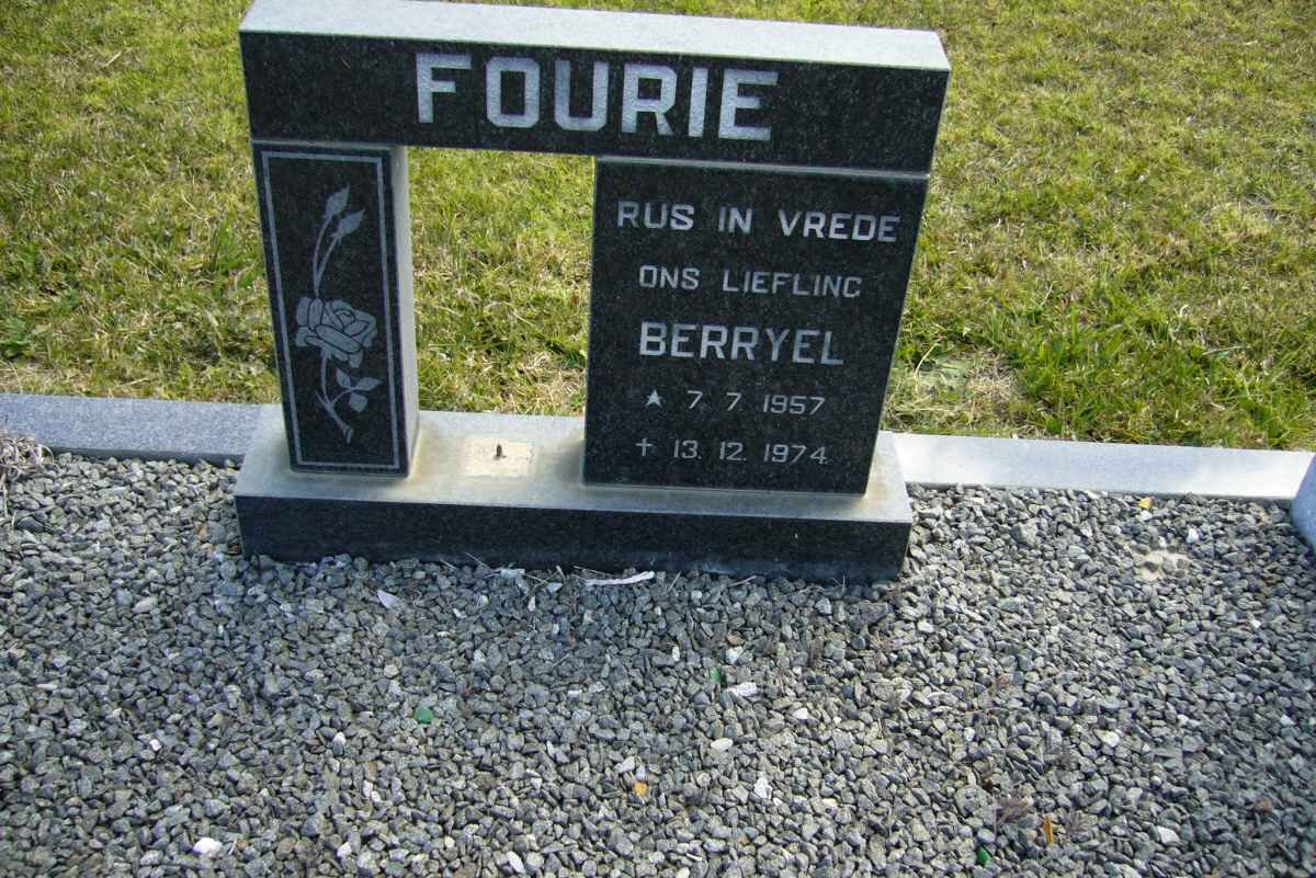 FOURIE Berryel 1957-1974