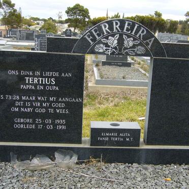 FERREIRA Tertius 1935-1991