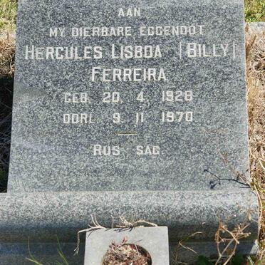 FERREIRA Hercules Lisboa 1928-1970