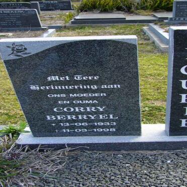 FOURIE Corry Berryel 1933-1998