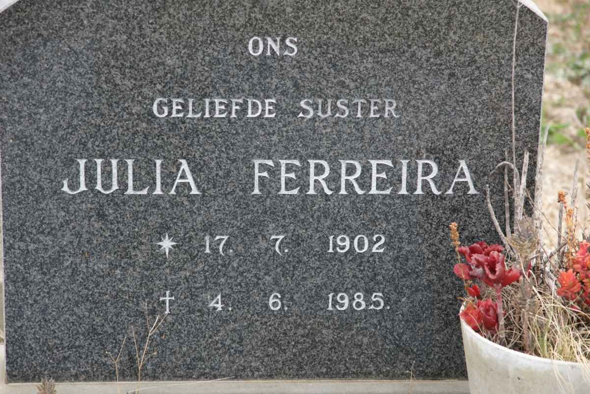 FERREIRA Julia 1902-1985