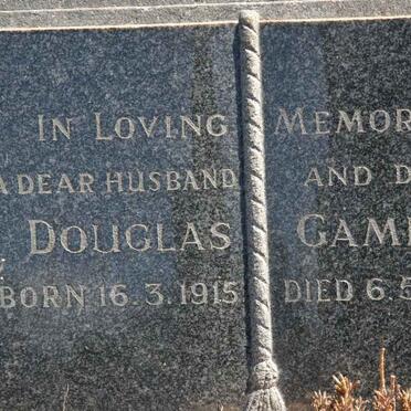 GAMBLE Douglas 1915-1958