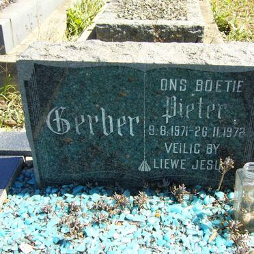 GERBER Pieter 1971-1972