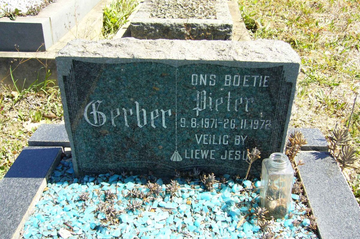 GERBER Pieter 1971-1972