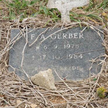 GERBER F.A. 1978-1984