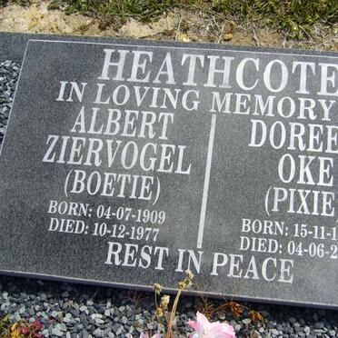 HEATHCOTE Albert Ziervogel 1909-1977 &amp; Doreen Oke 1922-2007