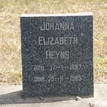 HEYNS Johanna Elizabeth 1897-1965