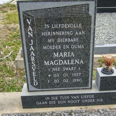 JAARSVELD Maria Magdalena, van nee SWART 1927-1990