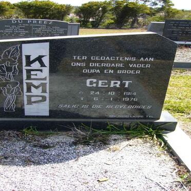 KEMP Gert 1914-1976