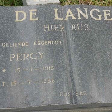 LANGE Percy, de 1916-1986