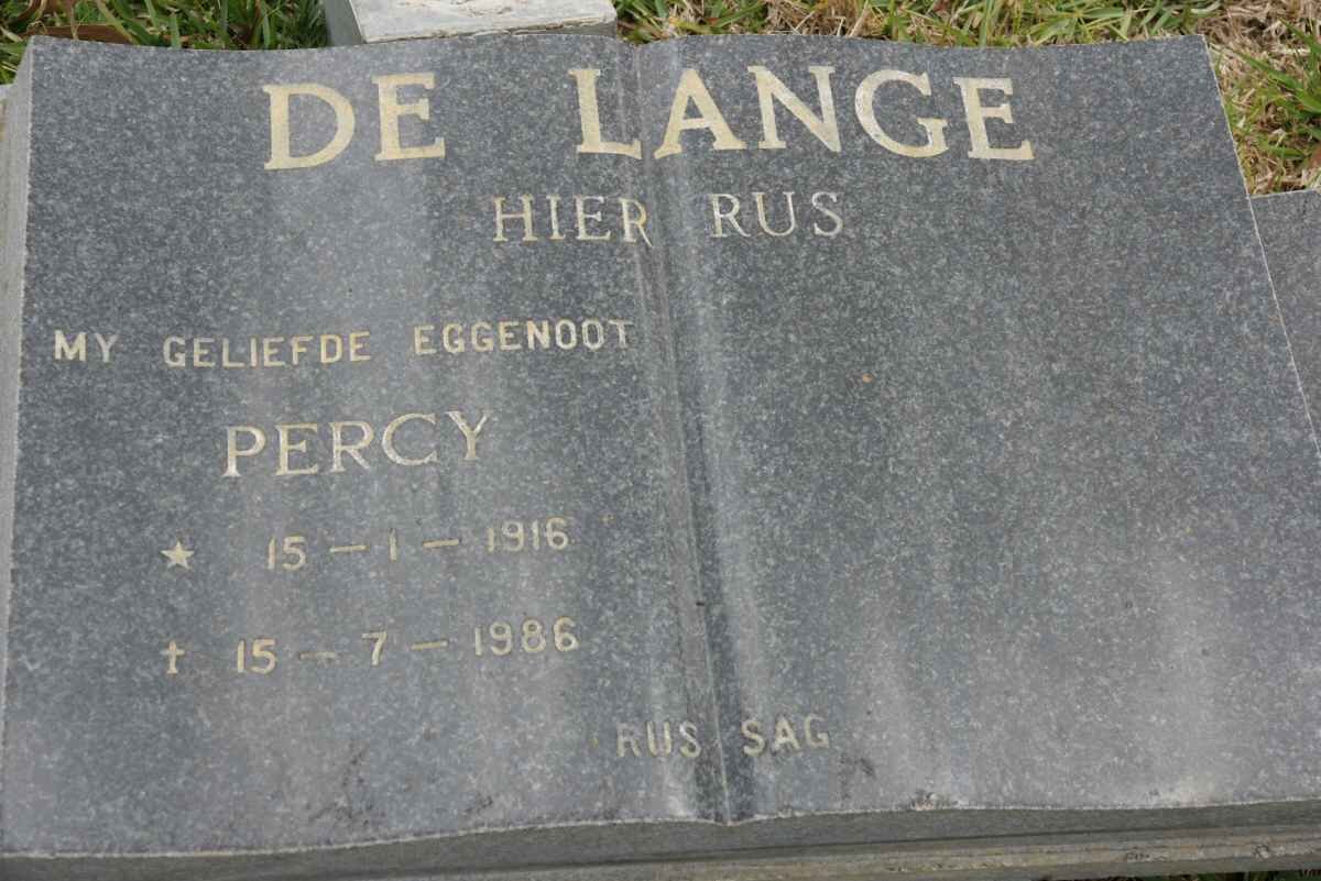 LANGE Percy, de 1916-1986