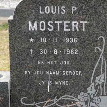 MOSTERT Louis P. 1936-1982