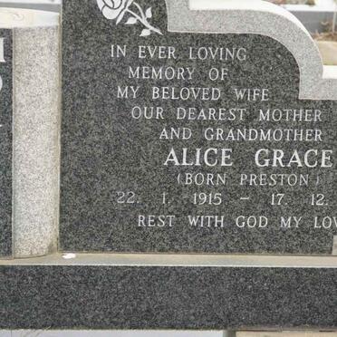 MORELLI Alice Grace nee PRESTON 1915-1981