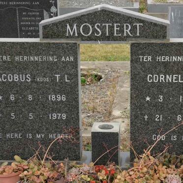 MOSTERT Jacobus T.L. 1896-1979 &amp; Cornelia J.J. 1905-1993