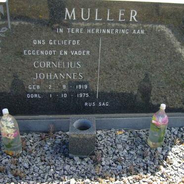 MULLER Cornelius Johannes 1919-1975