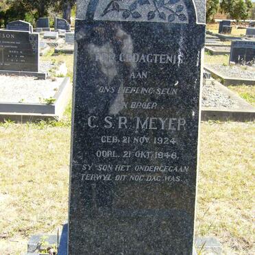 MEYER C.S.R. 1924-1948