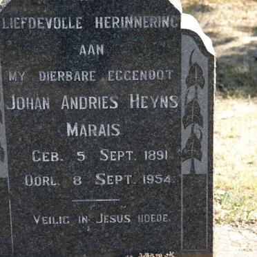 MARAIS Johan Andries Heyns 1891-1954