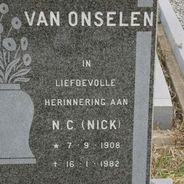 ONSELEN N.C. 1908-1982