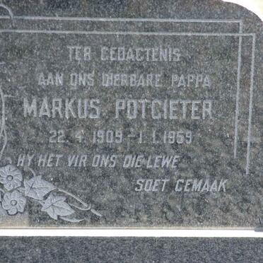 POTGIETER Markus 1909-1959