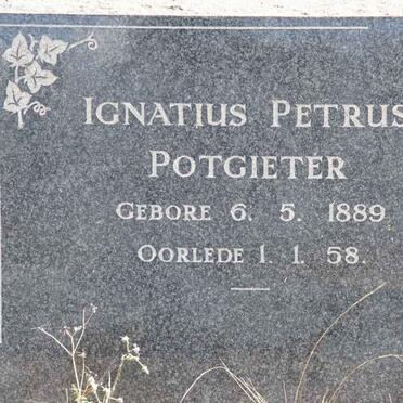 POTGIETER Ignatius Petrus 1889-1958